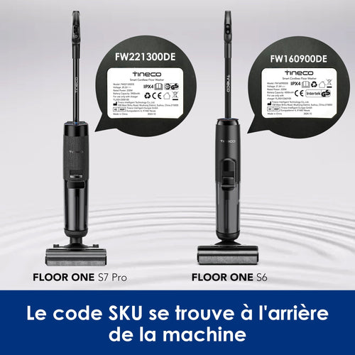 Ensemble d'accessoires pour aspirateurs secs et humides Tineco Floor One S6/S7 PRO (1* rouleau de brosse)